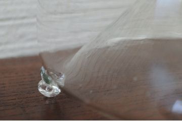 アンティーク雑貨　未使用品　古いガラスのハエ取り2個セット2
