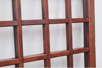 極上美品!古い蔵戸をリメイクしたガラス入り格子蔵戸(玄関戸)