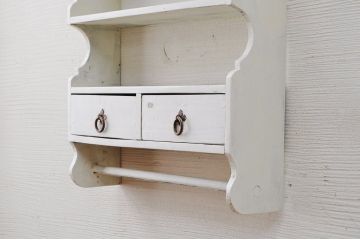 アンティーク家具　新品展示品　ペイントウォールシェルフ1