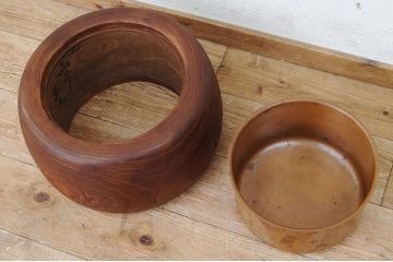 アンティーク雑貨　特大!!くり抜き銅火鉢