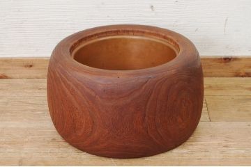 アンティーク雑貨　特大!!くり抜き銅火鉢