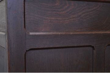 極上美品!古いナラ材の大きな両袖机