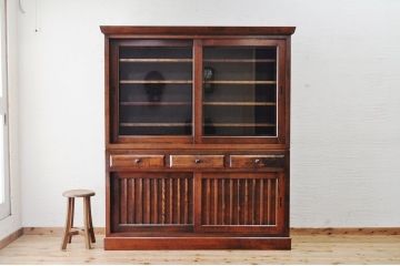 中古　九州民芸家具　重ね収納棚