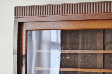 極上美品!古いタモ材の三段重ね収納棚