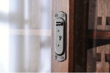 極上美品!古いタモ材の三段重ね収納棚