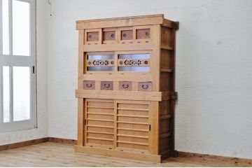 極上美品!古い木味の美しい水屋箪笥