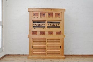 極上美品!古い木味の美しい水屋箪笥