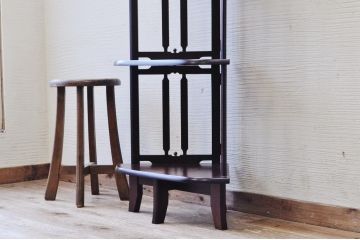 アンティーク家具　1950〜60年代ミッドセンチュリーコーナーラック