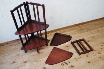 アンティーク家具　1950〜60年代ミッドセンチュリーコーナーラック