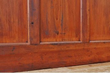 ★美品!古い木の大振りなダイヤガラスドア