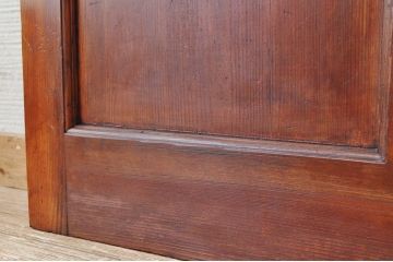 ★美品!古い木の大振りなダイヤガラスドア