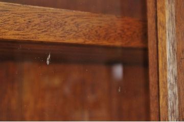 アンティーク家具　特大!古い木のシンプルな収納棚(本棚)