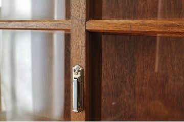 アンティーク家具　特大!古い木のシンプルな収納棚(本棚)