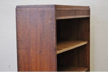 アンティーク家具　古い引き出し付き本棚