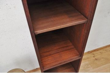 アンティーク家具　★古い木のシンプルな飾り棚(本棚)