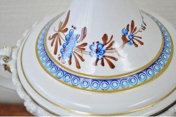 アンティーク雑貨　●イタリア製・壷　花器　花瓶　アンティーク陶器