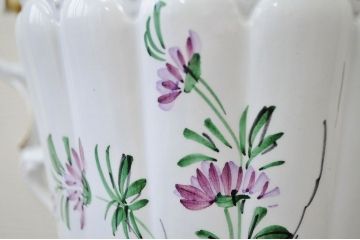 アンティーク雑貨　●イタリア製・壷　花器　花瓶　アンティーク陶器