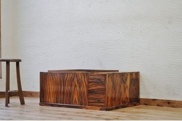 アンティーク雑貨　極上美品!総黒柿長火鉢