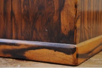 アンティーク雑貨　極上美品!総黒柿長火鉢