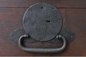 アンティーク家具　前面欅!古い商家のシックな帳場箪笥