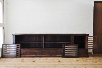 アンティーク家具　特大!九尺水屋箪笥サイドボード1