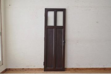 素敵なデザイン!古い木のダイヤガラスドア