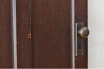素敵なデザイン!古い木のダイヤガラスドア