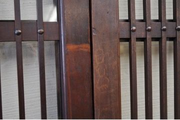 ◇古い商家の蔵戸のようなガラス格子戸4枚セット