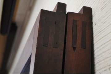 ◇古い商家の蔵戸のようなガラス格子戸4枚セット