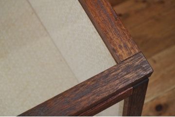 アンティーク家具　古い資料館の展示用ガラスケース(ショーケース)小2