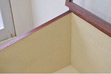 アンティーク家具　古い資料館の展示用ガラスケース(ショーケース)小2