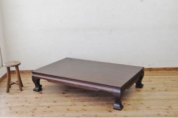 定価50万前後　大きな唐木無垢座卓(中古)