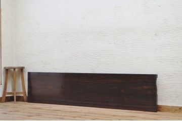 アンティーク家具　珍品希少!古い黒檀一枚板