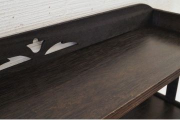 ★美品!古い木のシックな本棚