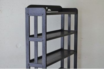 ★美品!古い木のシックな本棚