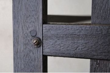 ★美品!古い木のシックな本棚