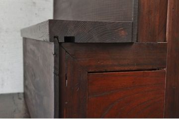 アンティーク家具　珍品希少!変わり型の小振りな京都階段箪笥