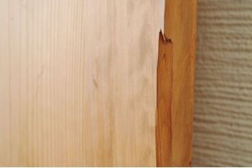 古い木味のガラスドアノブのモールガラスドア(扉)6