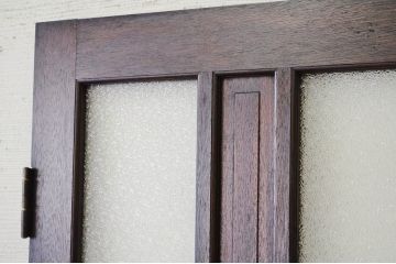 ★古い洋館の珍しいデザインのダイヤガラスドア2