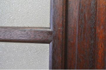 ★古い洋館の珍しいデザインのダイヤガラスドア2