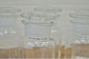 アンティーク雑貨　古いガラス薬瓶(ビン)14個セット