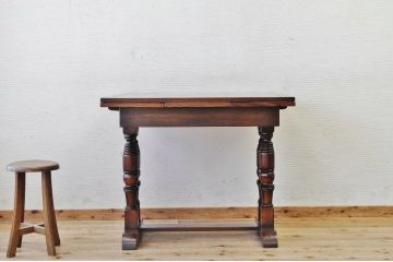 アンティーク家具　1950〜60年頃　イギリス製ドローリーフテーブル