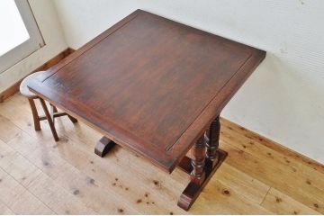 アンティーク家具　1950〜60年頃　イギリス製ドローリーフテーブル