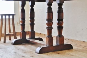 アンティーク家具　1950〜60年頃　イギリス製ドローリーフテーブル