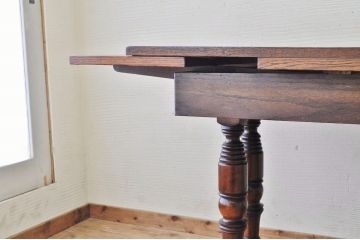 アンティーク家具　1950〜60年頃　イギリス製ドローリーフテーブル