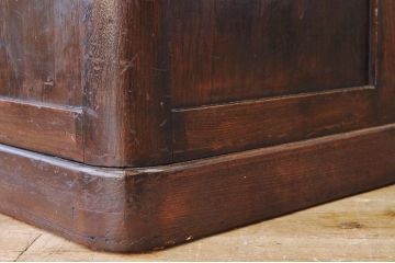 アンティーク家具　希少!古い商家のL型カウンターテーブル