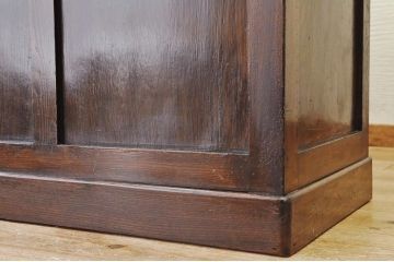 アンティーク家具　希少!古い商家のL型カウンターテーブル