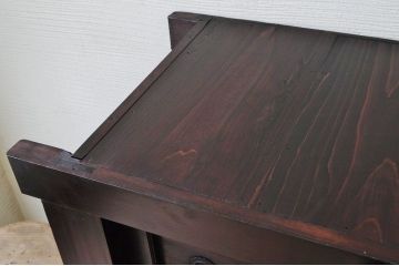 アンティーク家具　極上!古い木の六尺水屋箪笥サイドボード