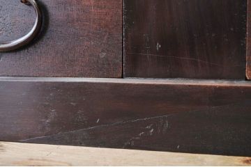 アンティーク家具　極上!古い木の六尺水屋箪笥サイドボード