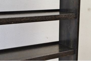 ★美品!古い木のシックな縦型本棚